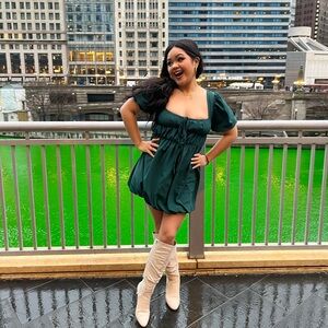 Pretty little thing mini bubble dress (S)